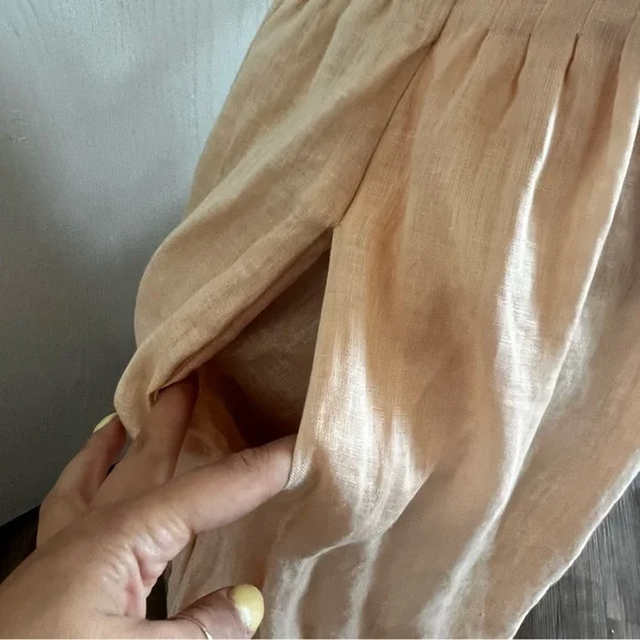 NWT Zimmermann Devi Embroidered Linen Midi Dress - Picture 15 of 16